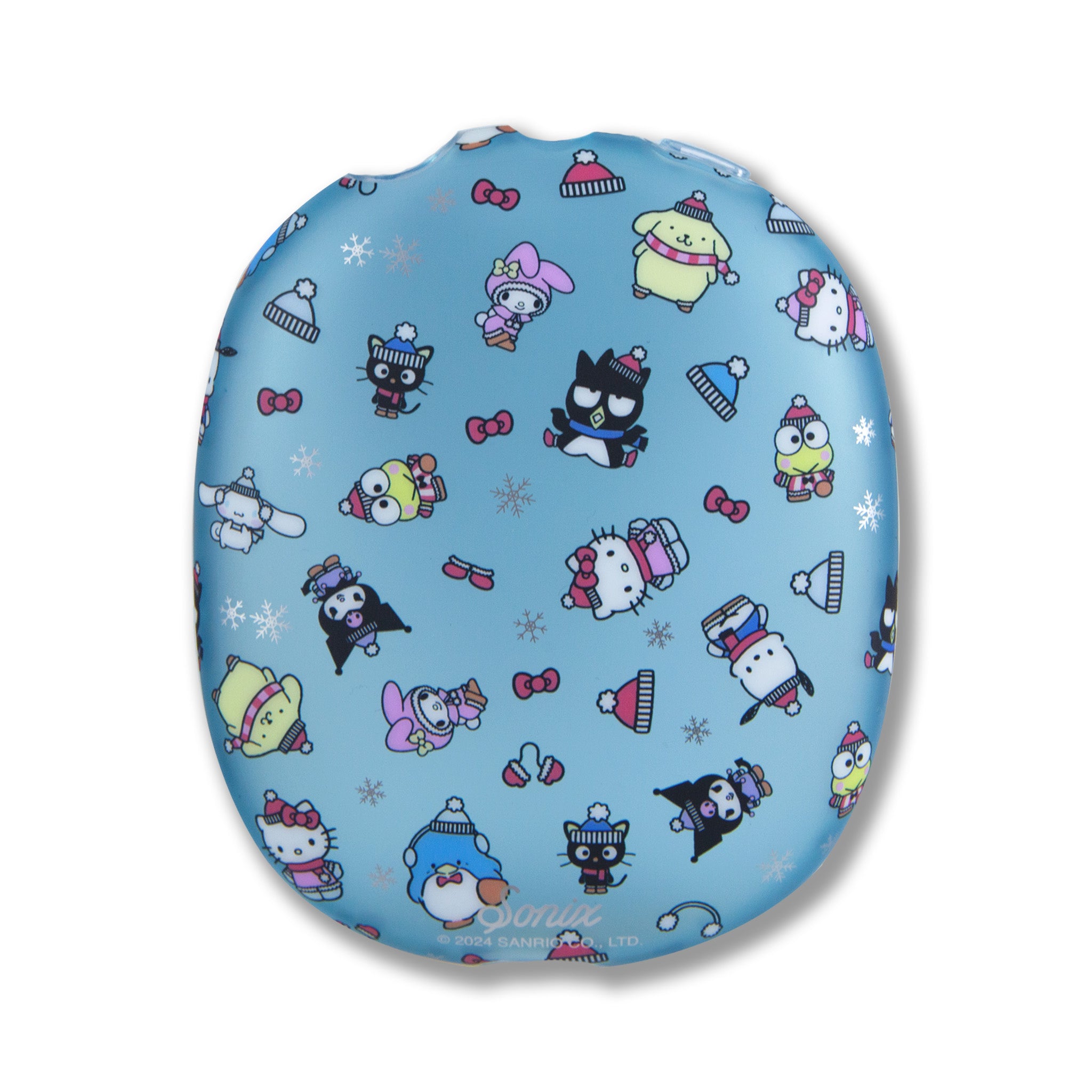 Front view of the Hello Kitty Aspen AirPods Max cover displaying its cute design.