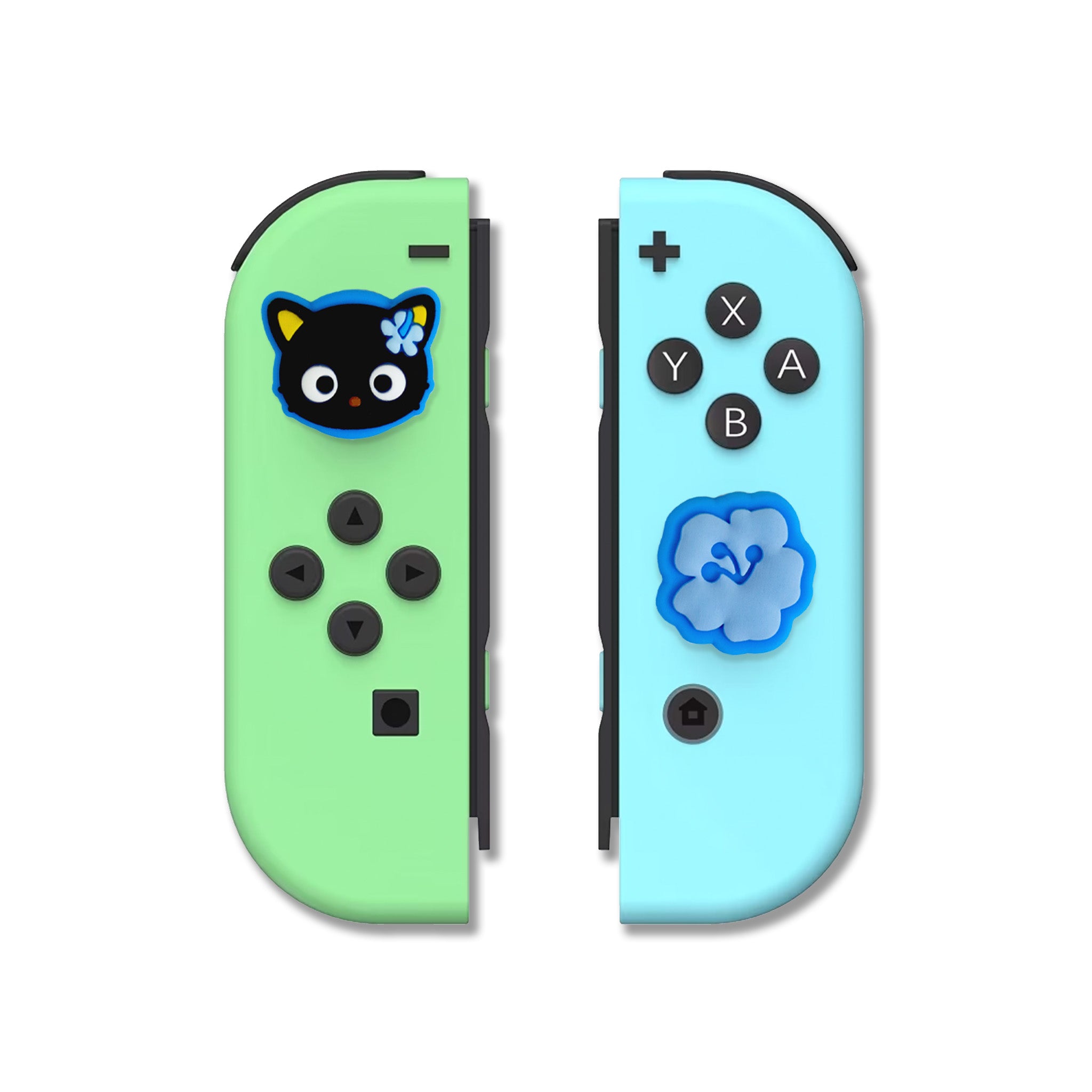 Nintendo Switch Lite thumb grips with Hello Kitty Island Adventure theme