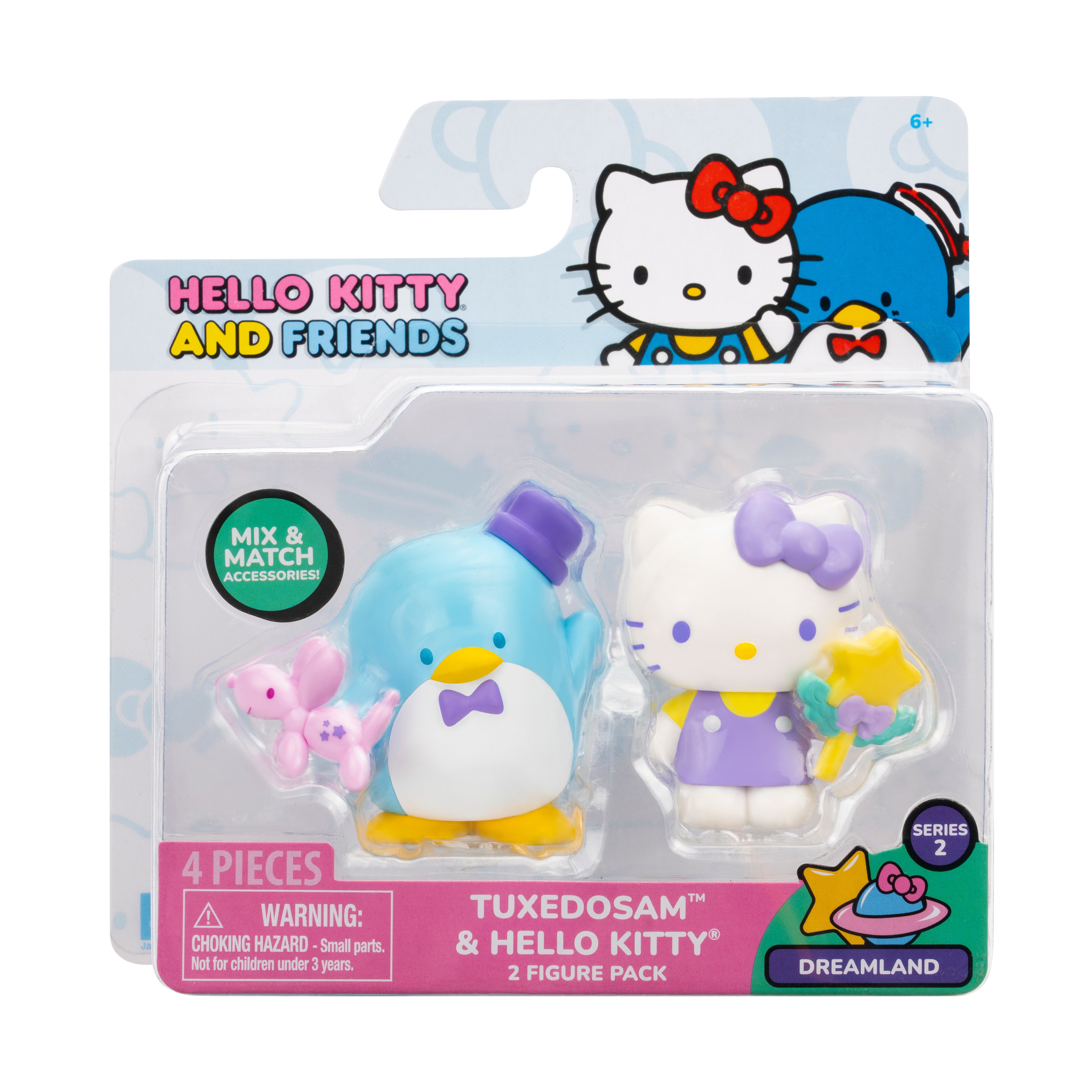 Close-up of figure detailing, showing removable dreamy-themed accessories for display