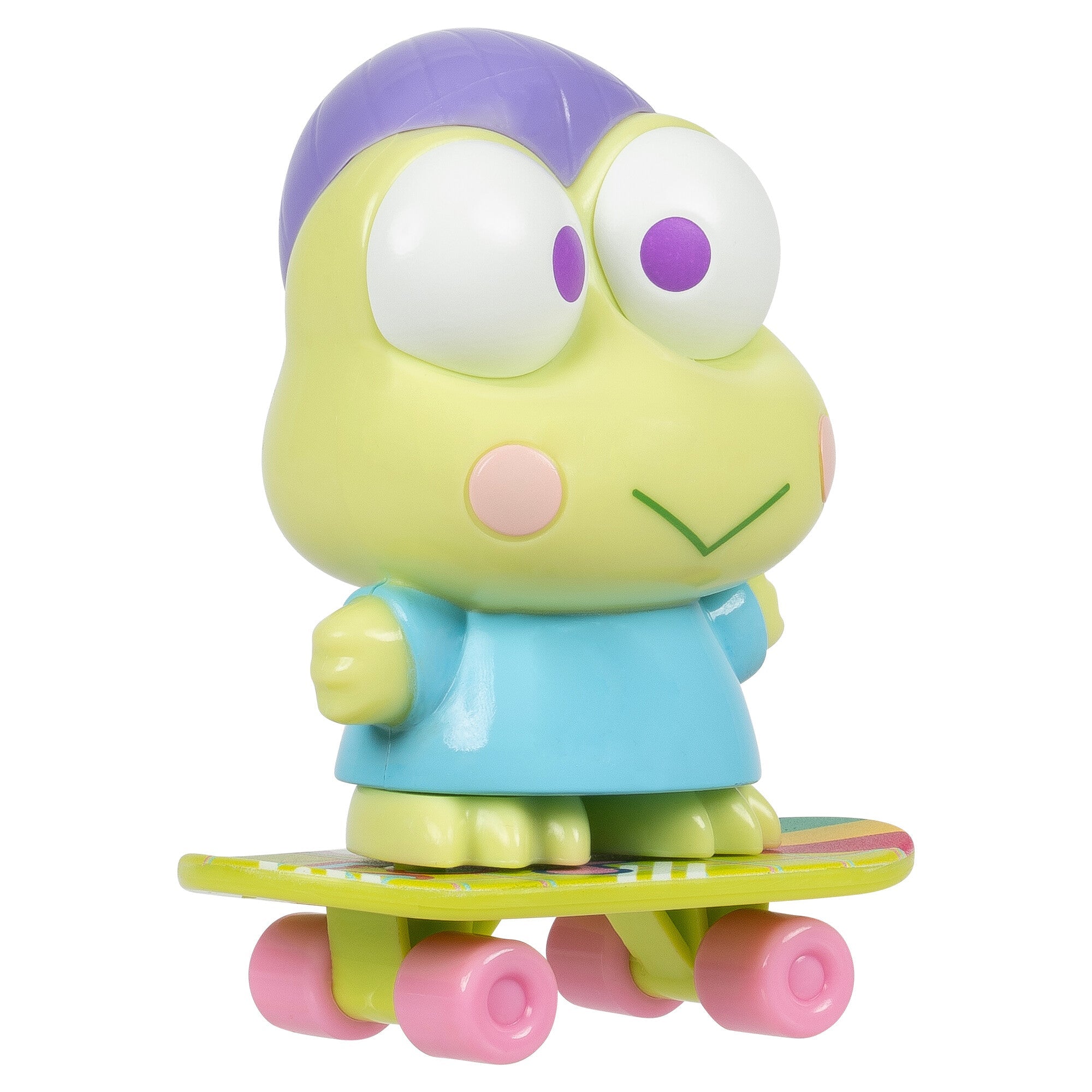Hello Kitty 4" figure with skateboard accessory, front view