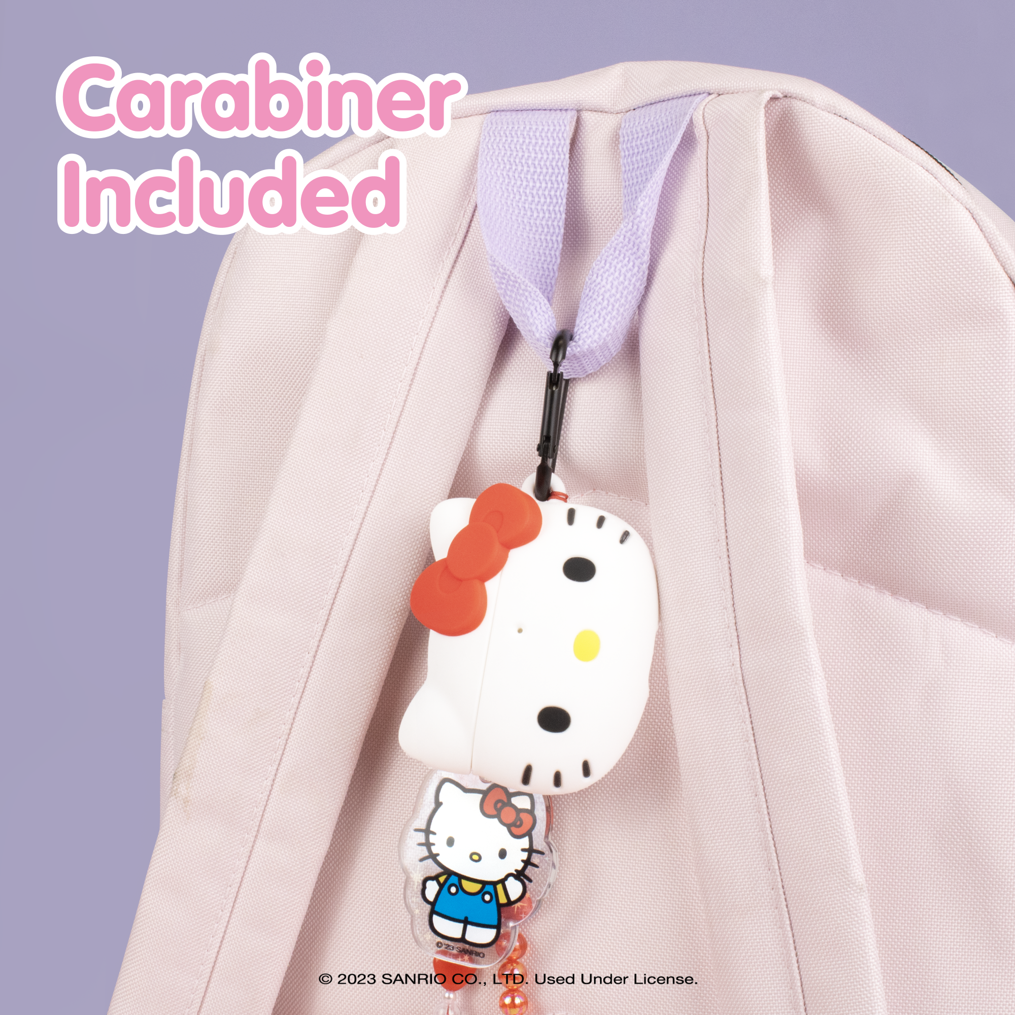 Cute Hello Kitty AirPods case showing the Sanrio character design