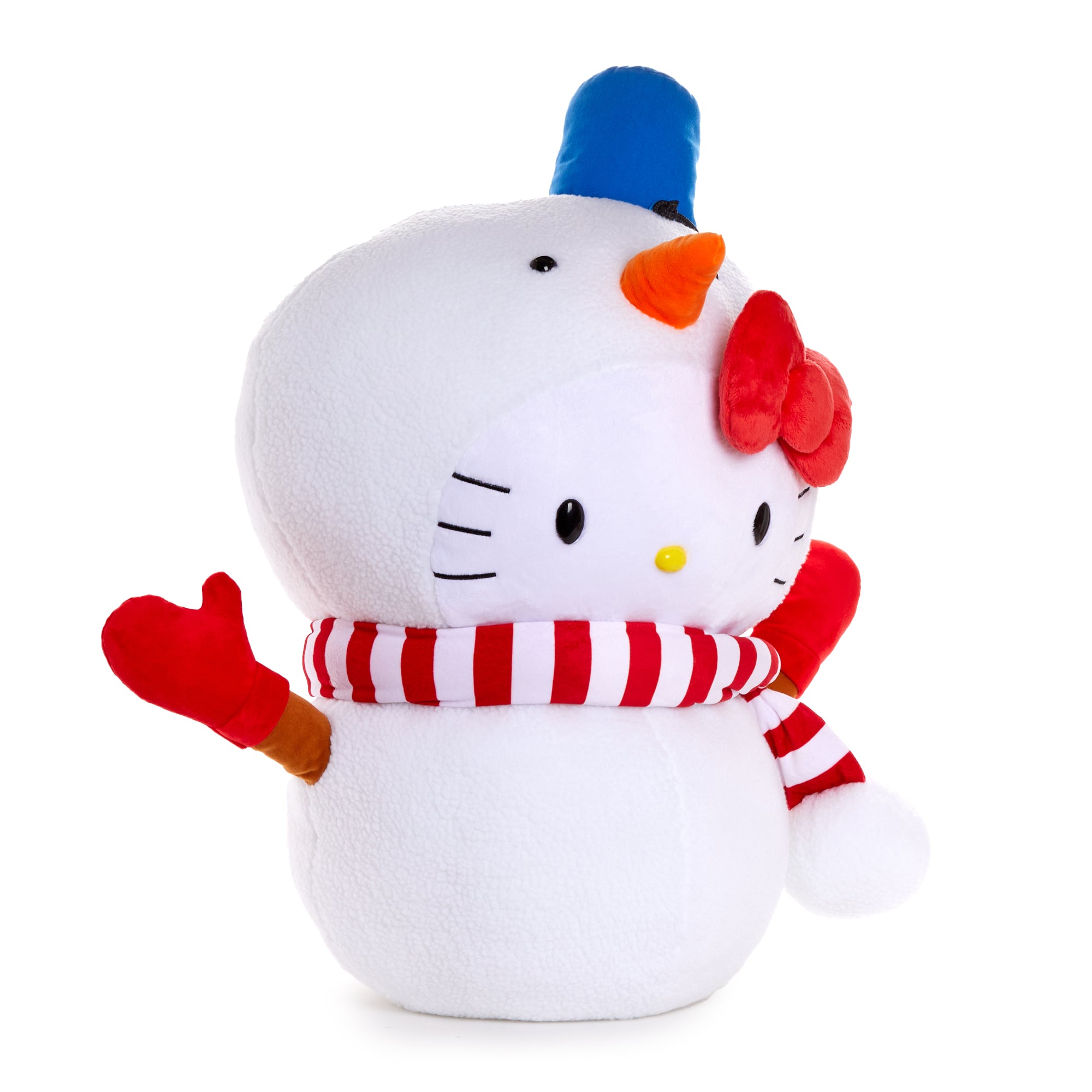 Festive Hello Kitty gift idea wrapped in a matching hello kitty gift bag