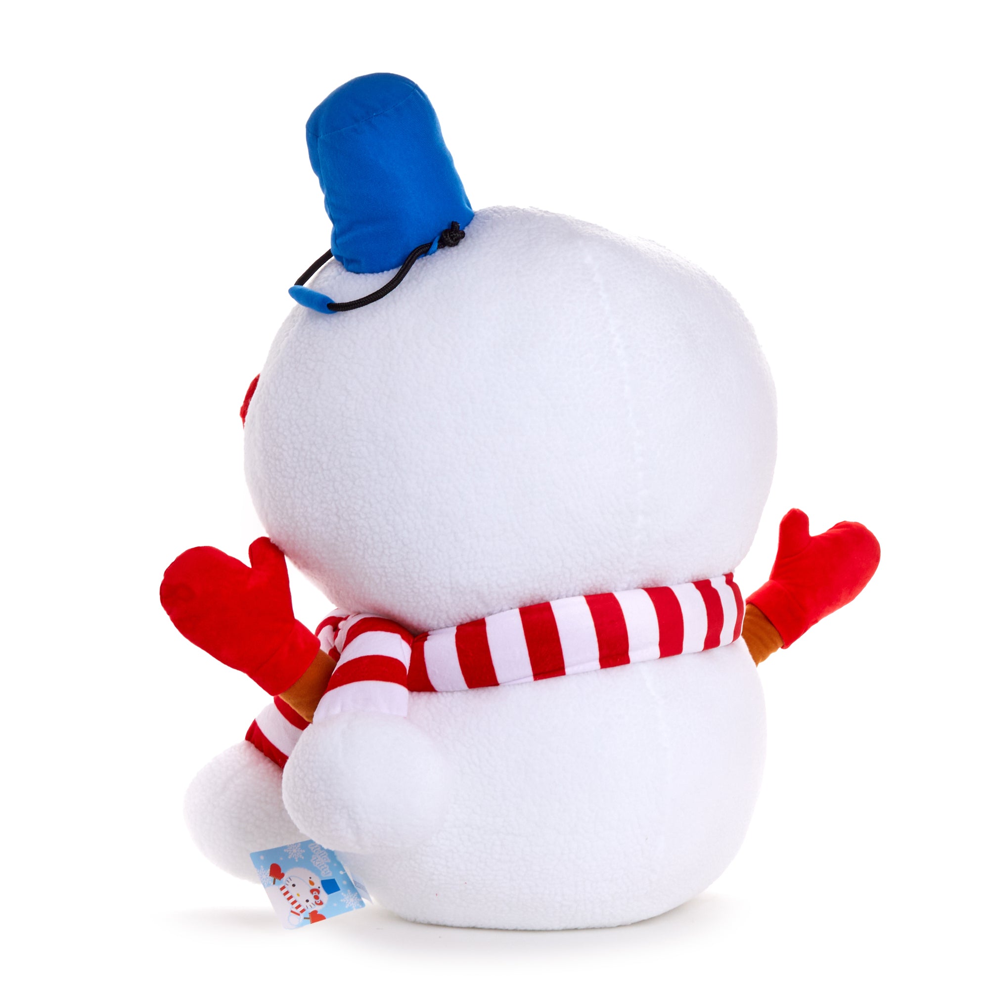 Festive Hello Kitty gift idea wrapped in a matching hello kitty gift bag