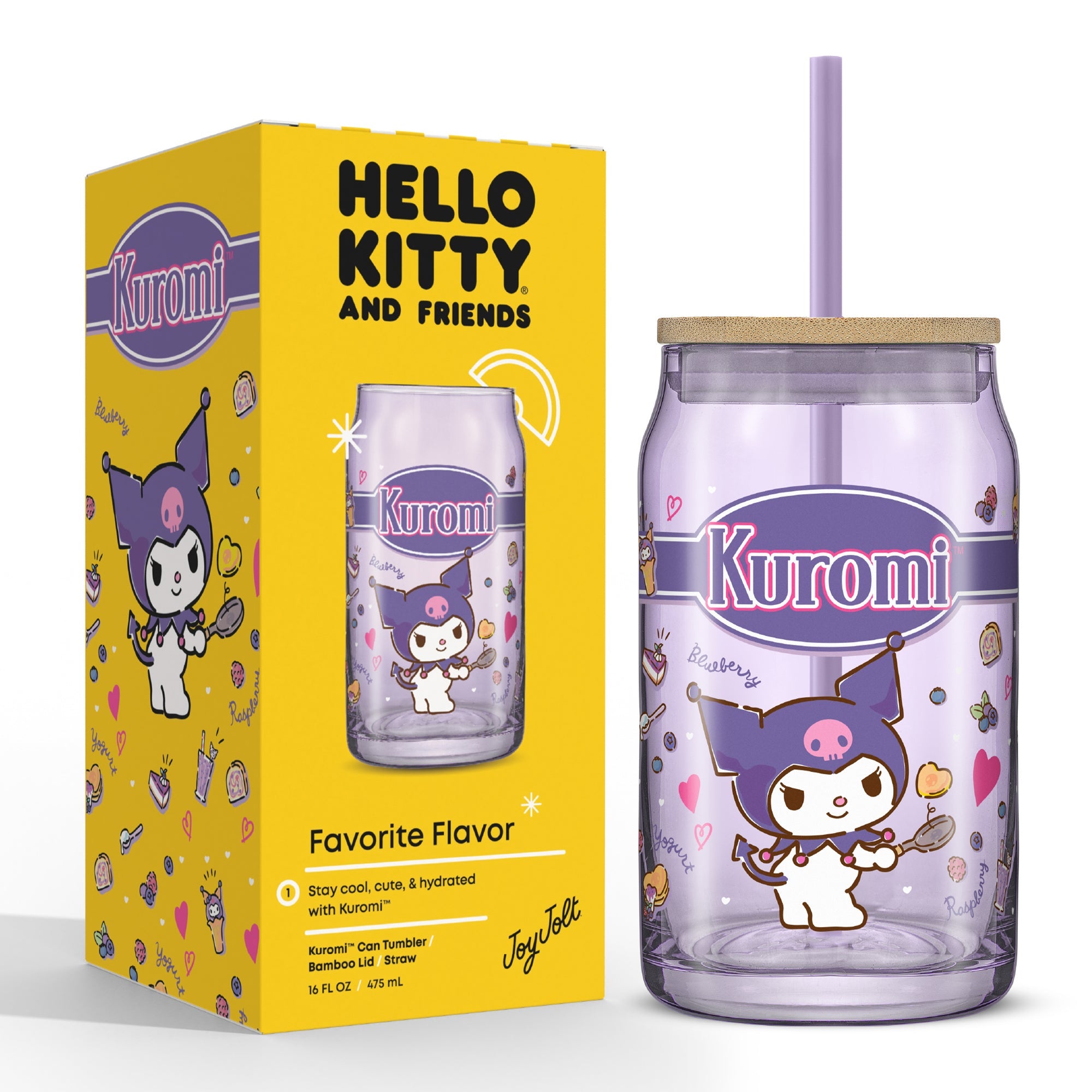 Gift box open to reveal the tumbler with protective padding