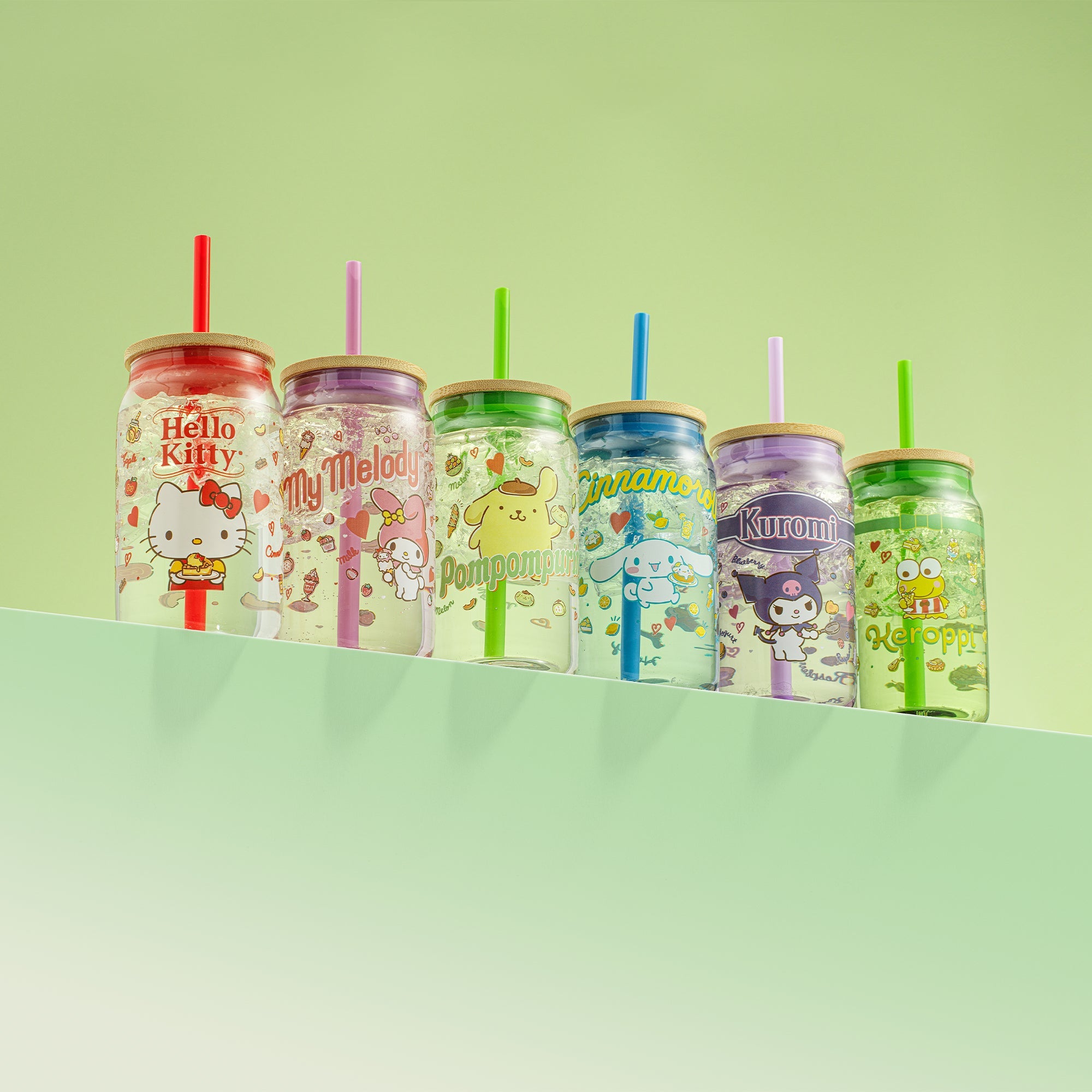 A person holding the Hello Kitty tumbler, highlighting its leakproof design and portability