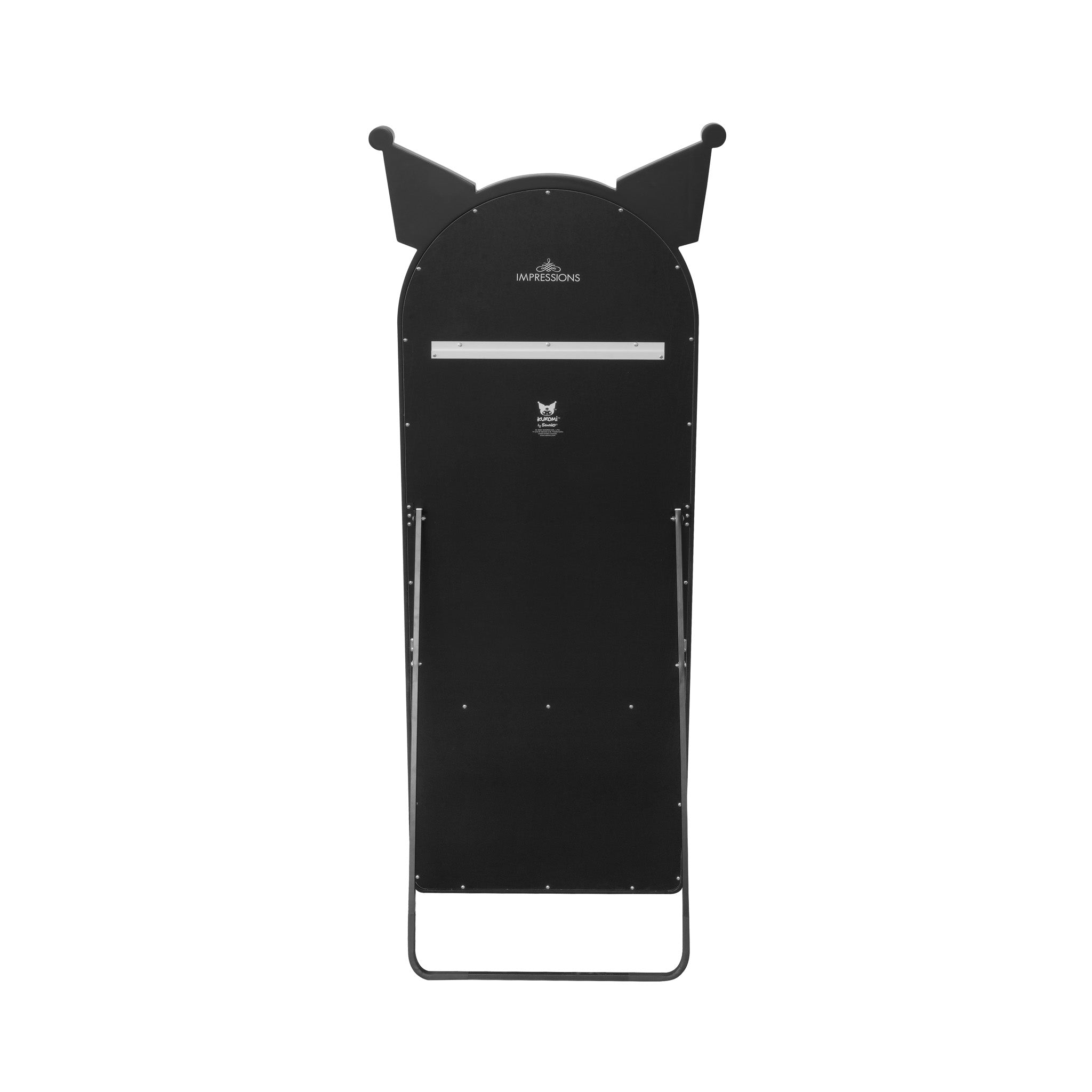 Full length mirror displayed freestanding with the U-shaped easel stand