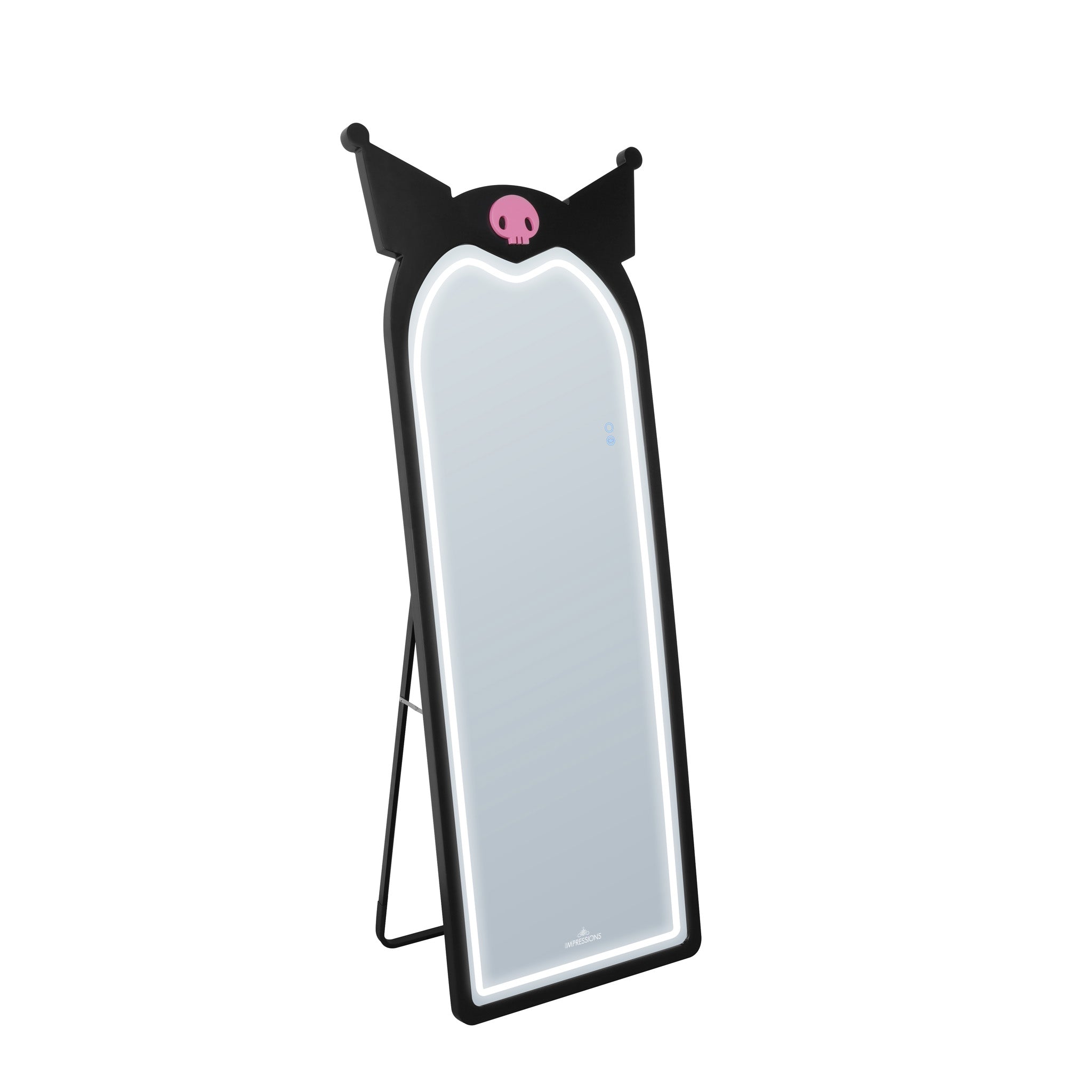 Full length mirror displayed freestanding with the U-shaped easel stand