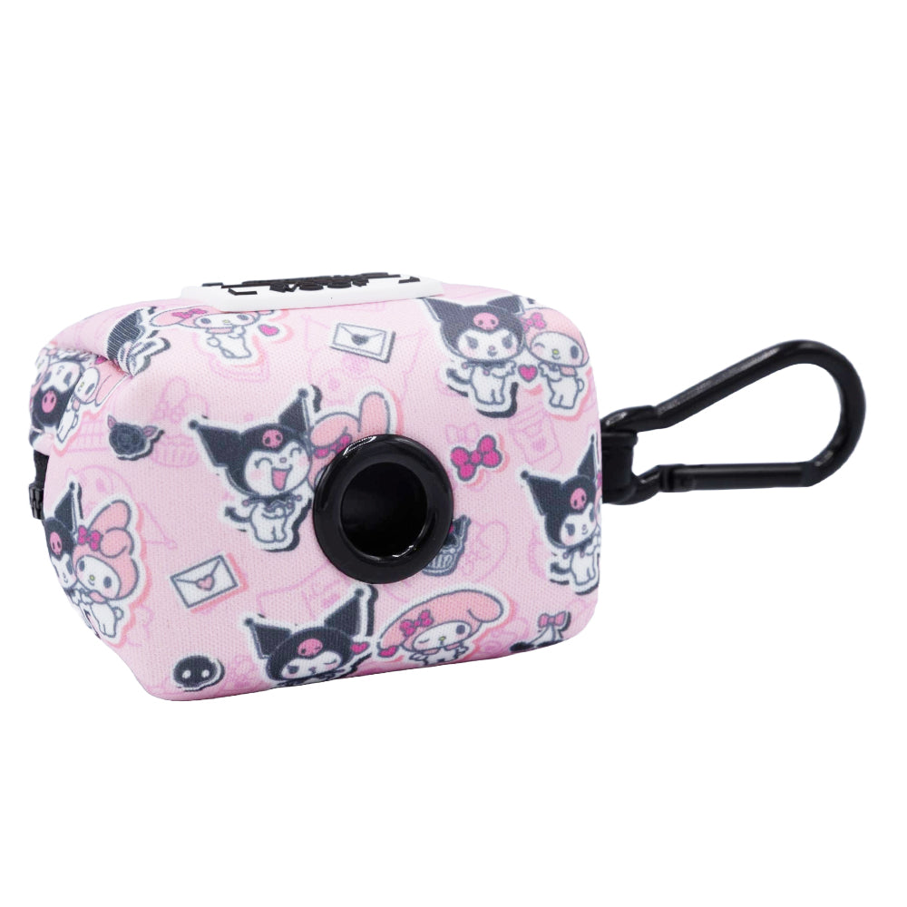 My Melody & Kuromi Dog Waste Bag Holder front view My Melody & Kuromi Dog Waste Bag Holder front view