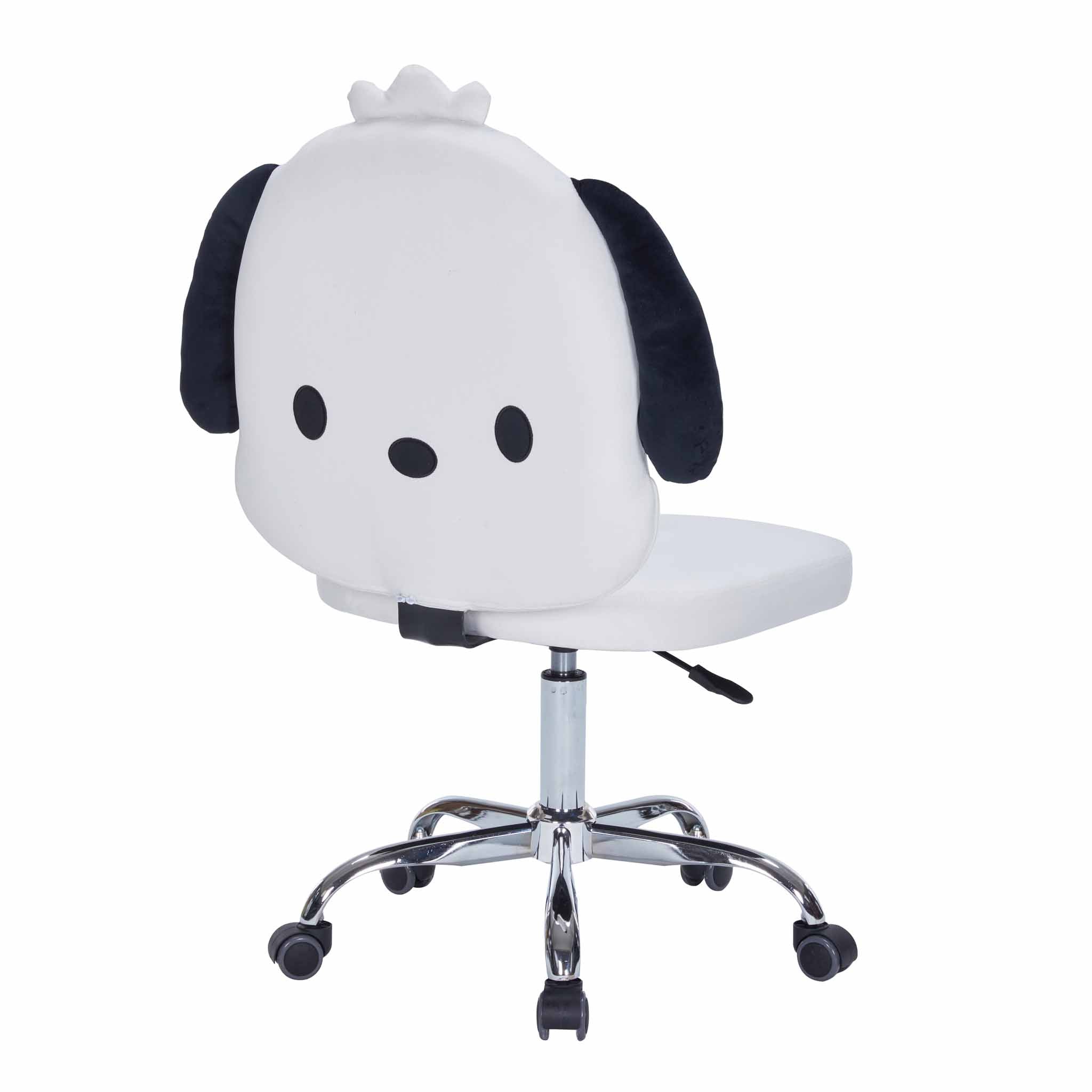 Front angle showing Pochaccos face and swivel barrel design, perfect for vanity rooms