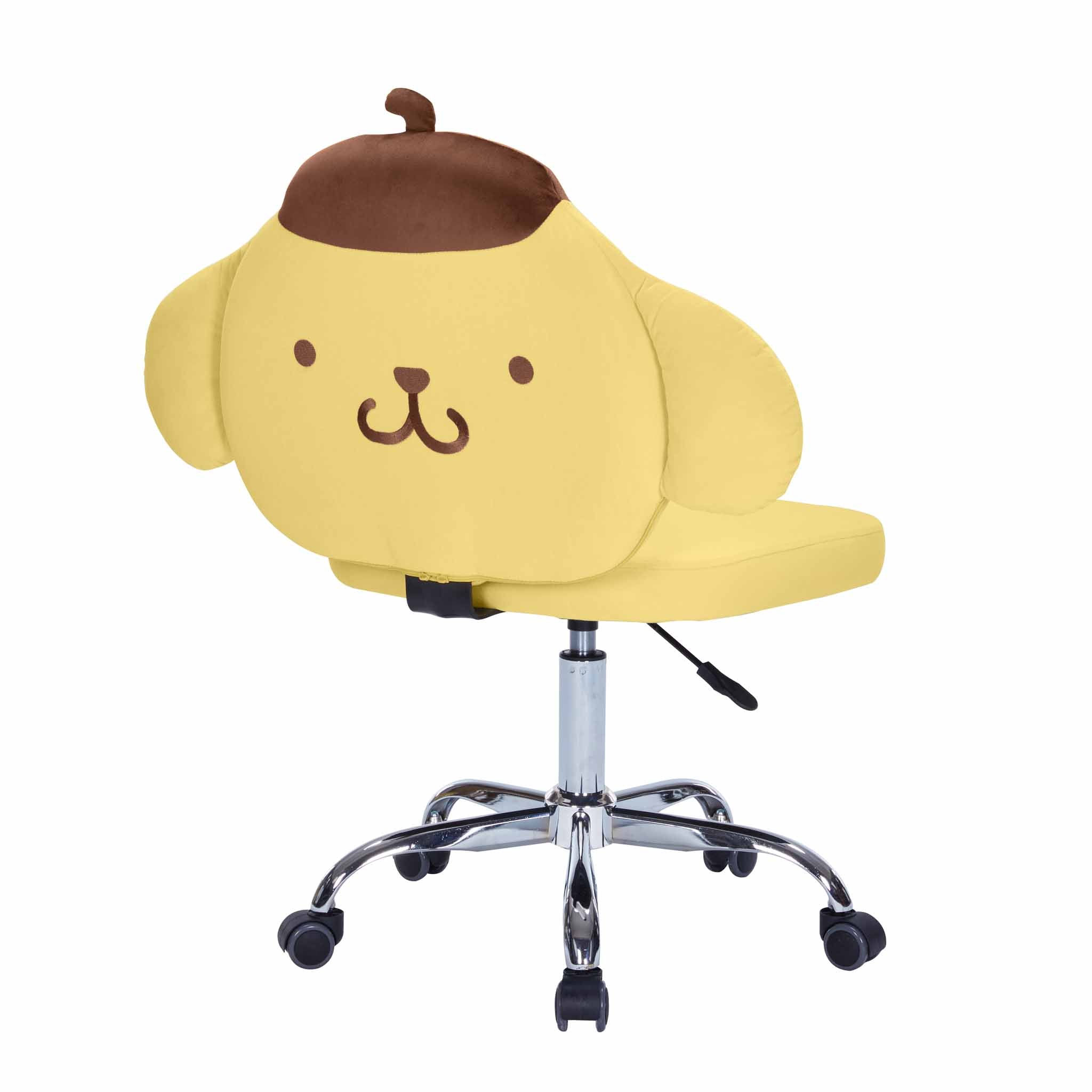 Perfectly styled vanity space with the Hello Kitty beauty chair as a centerpiece