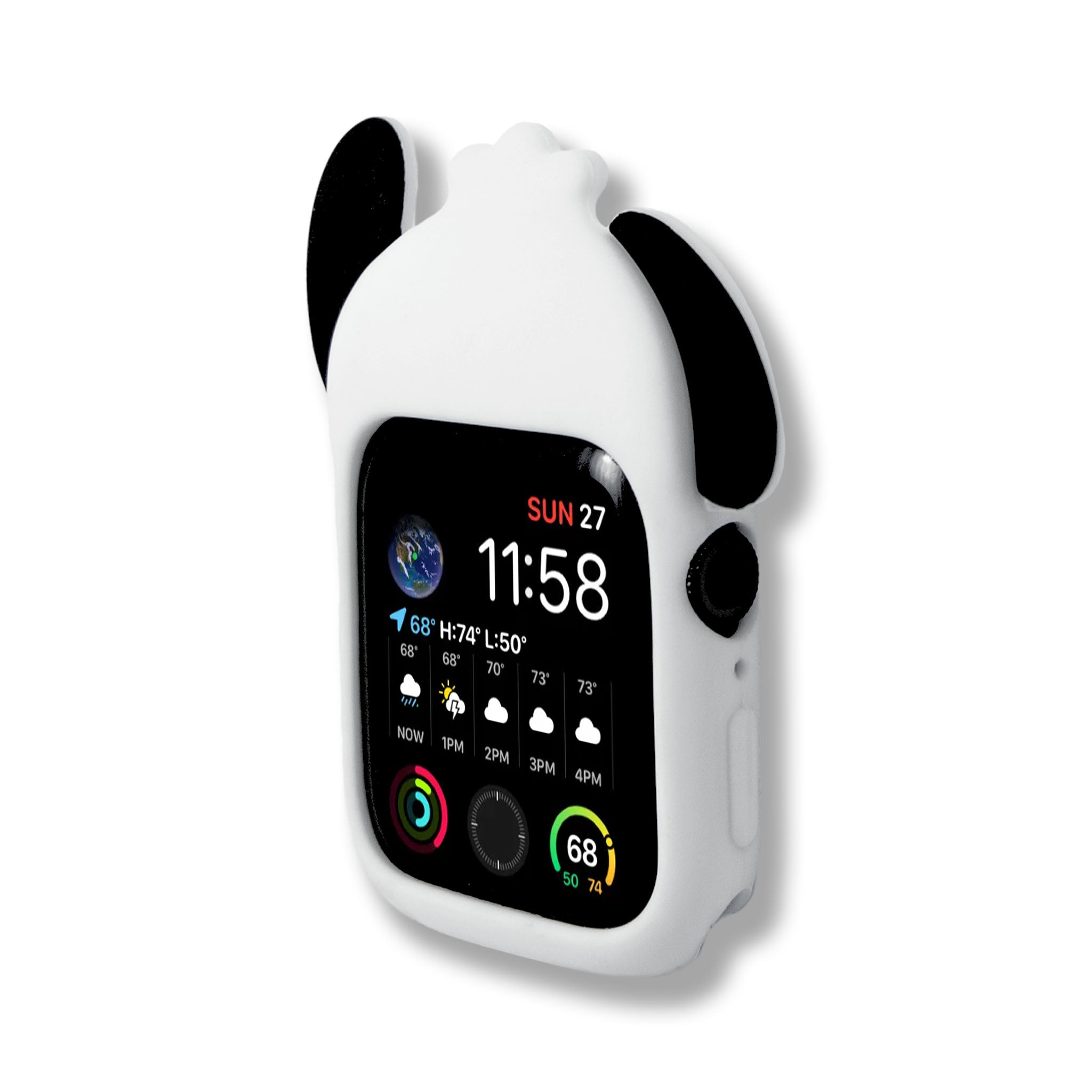 Side view of the Pochacco Silicone Watch Bumper highlighting its sleek design