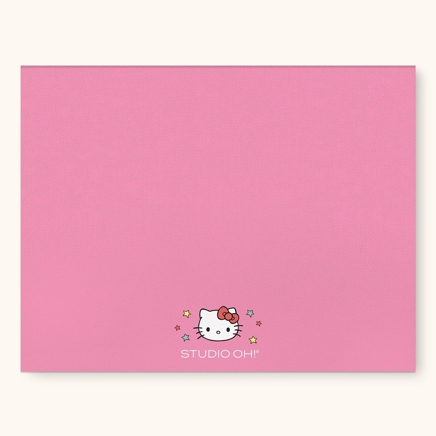 Hello Kitty desk pad with vibrant weekly pages and reminder stickers.