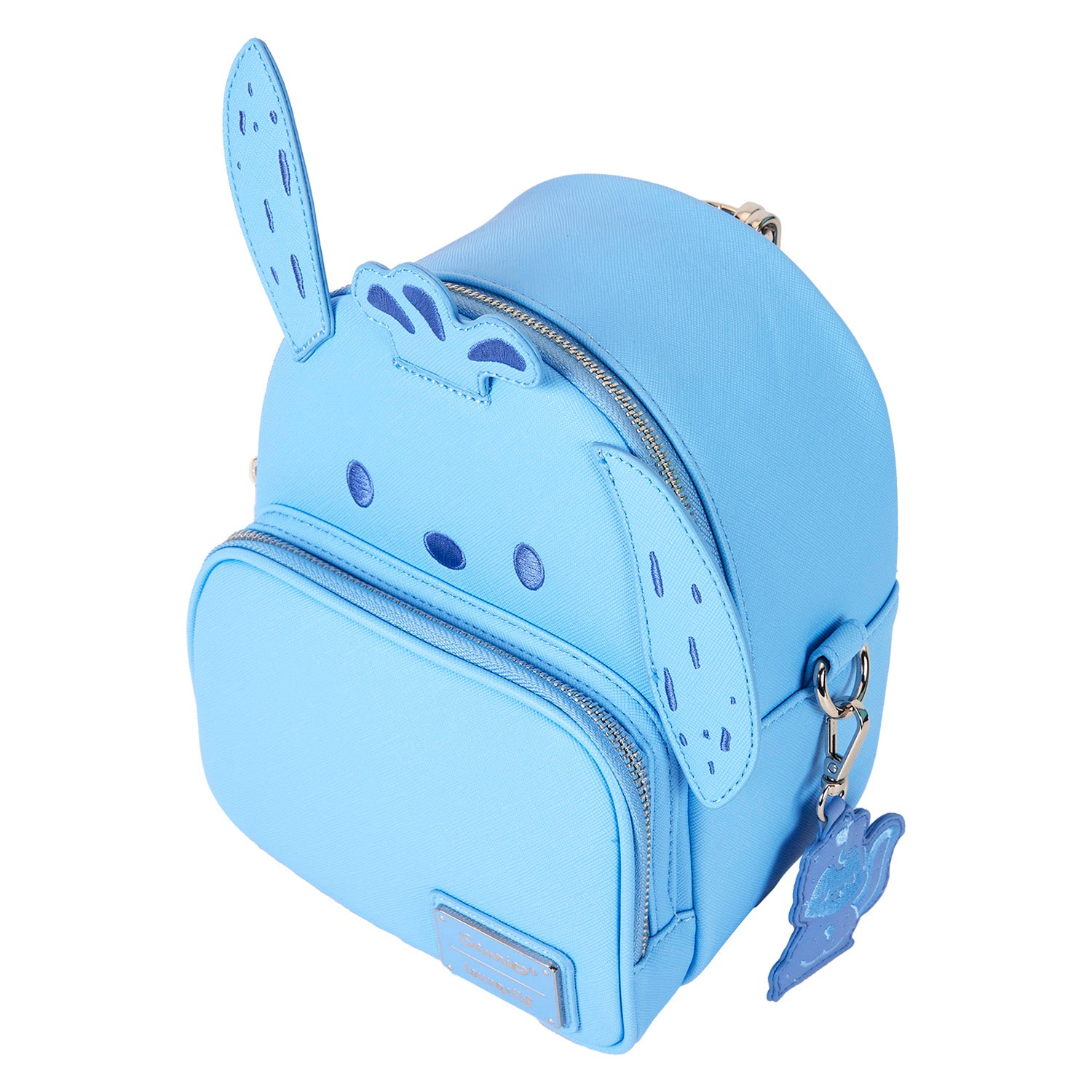 Side angle of backpack mini backpacks highlighting adjustable straps and compact design