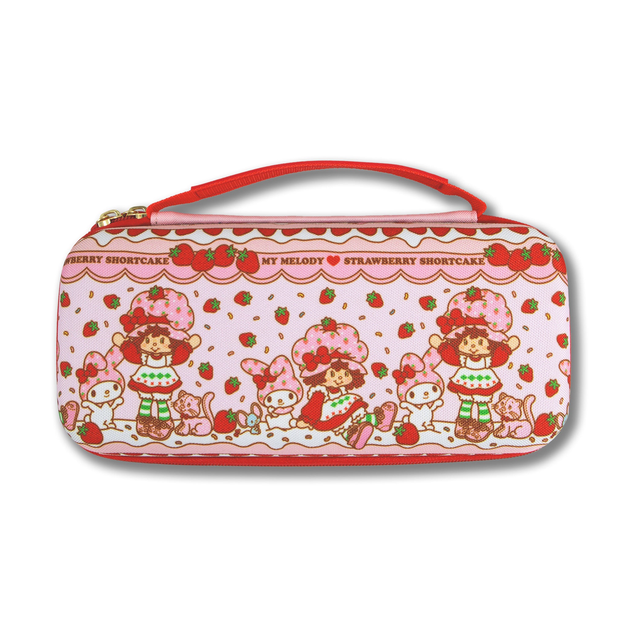 My Melody x Strawberry Shortcake Nintendo Switch case front view