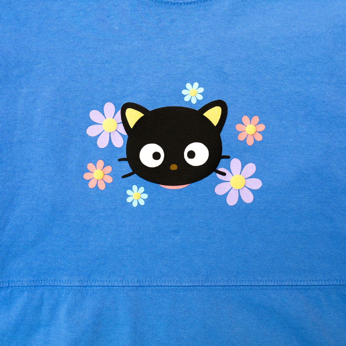 Front view of the Chococat spirit jersey with floral design, perfect for disney spirit jerseys collectors