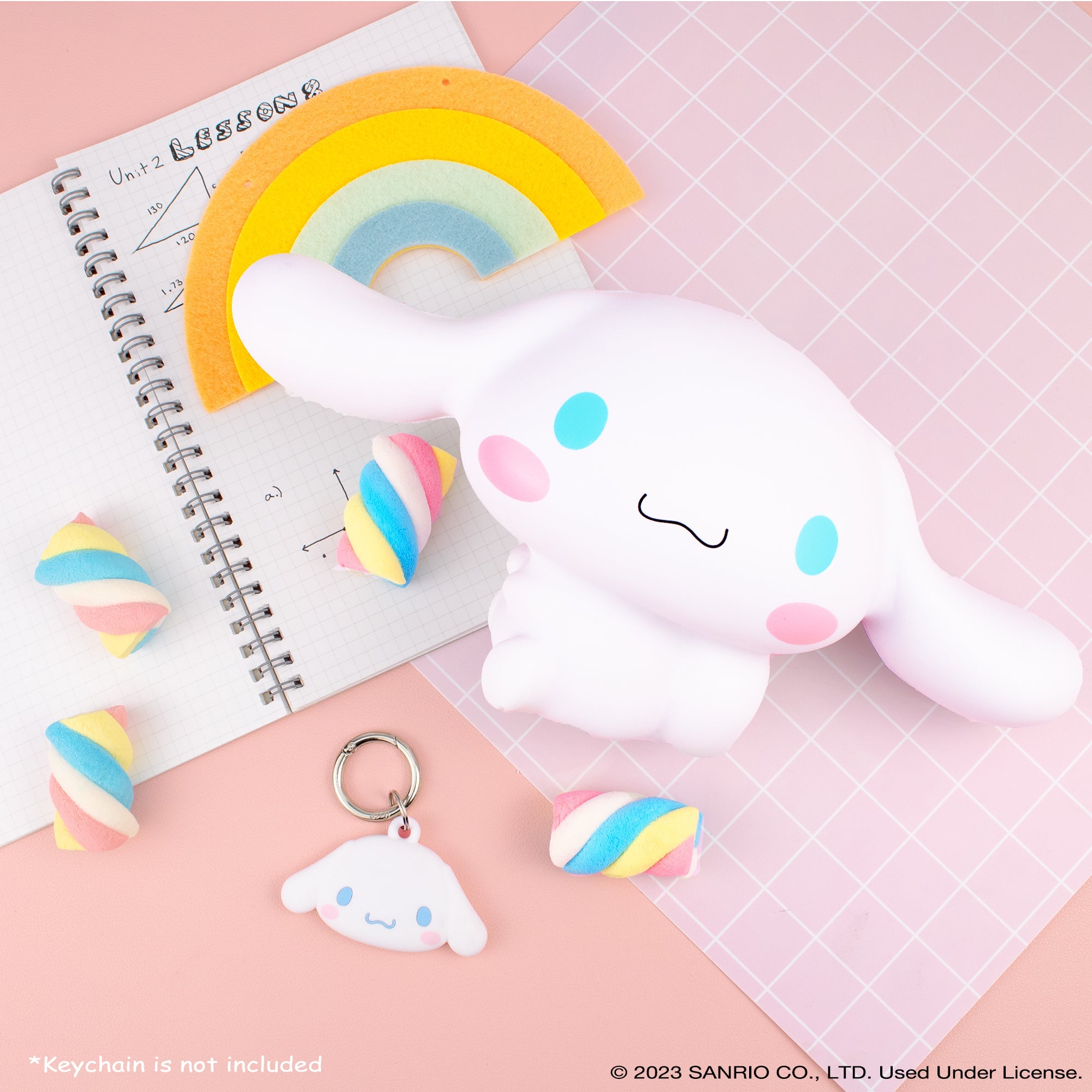 Cinnamoroll plush displayed in its cute giftable packaging