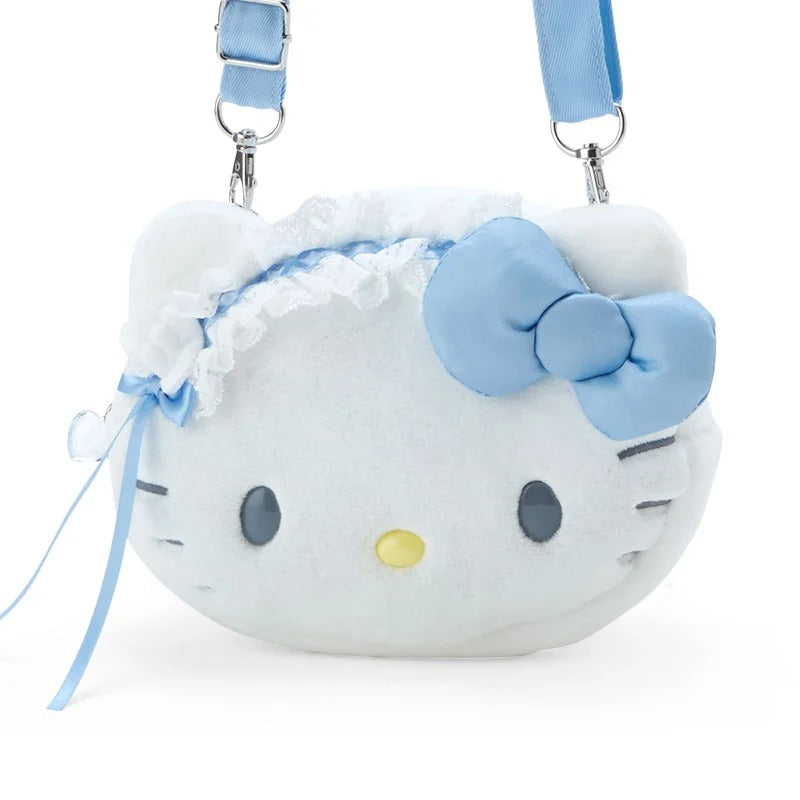 Side view showcasing the adjustable strap of the Hello Kitty bag.