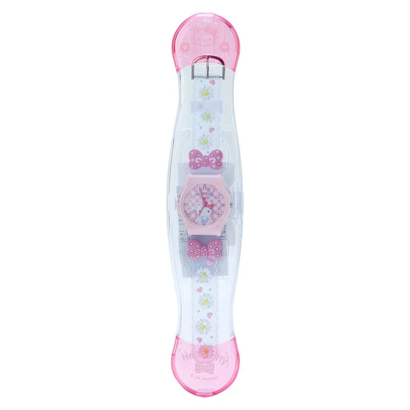 Hello Kitty jelly watch with colorful face and strap