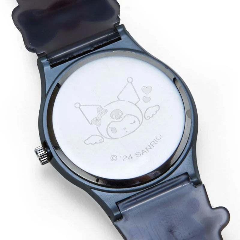 Close-up of the watch face highlighting the vibrant colors and character design