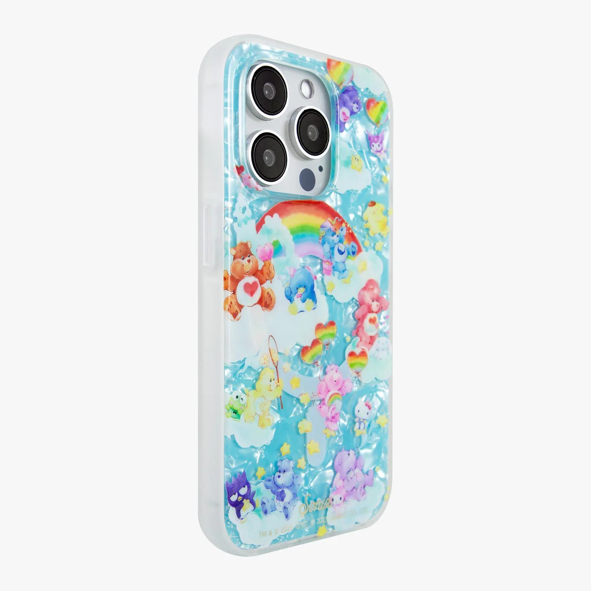 Close-up of Hello Kitty iPhone 16 case showing MagSafe ring alignment