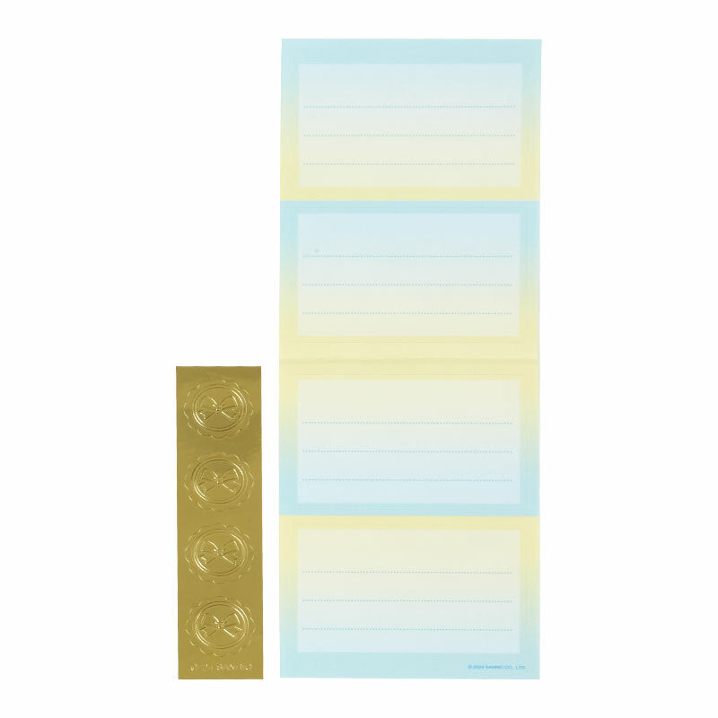 Pochacco Ice Cream Party letter set with colorful notepads and envelopes