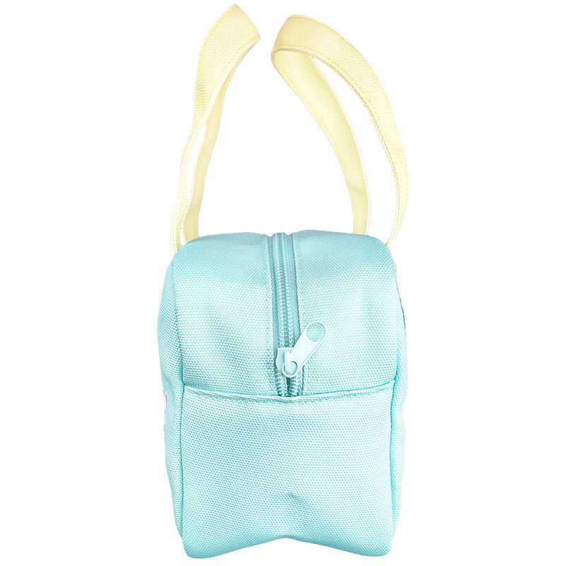 Front view of Cinnamoroll Sprinkles Mini Handbag showcasing sprinkles design.