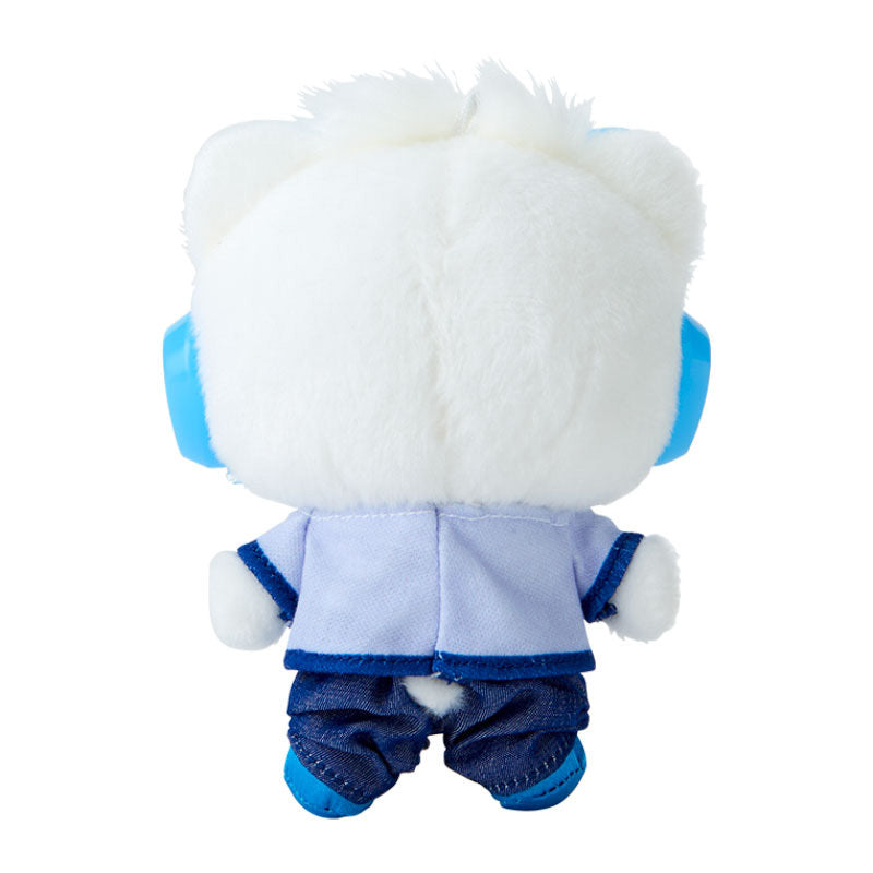 Dear Daniel plush keychain with big headphones, ideal for nostalgic fans.