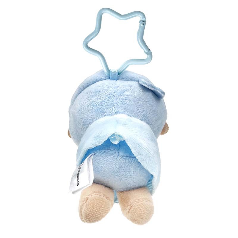 Close-up of the embroidered details on the Kiki plush measuring tape, highlighting its cute design