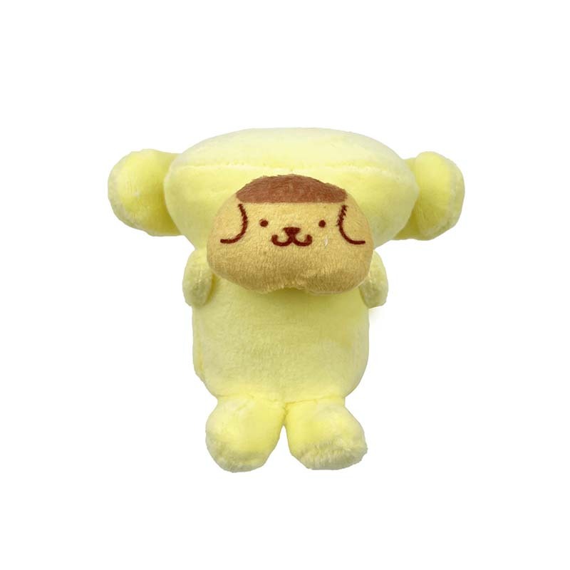 Pompompurin plush measuring tape with cute design and carabiner attachment