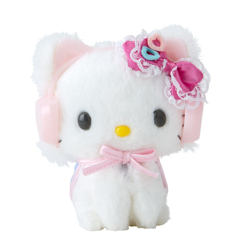 Kawaii keychain featuring Hello Kittys friend Miffy in a nostalgic outfit
