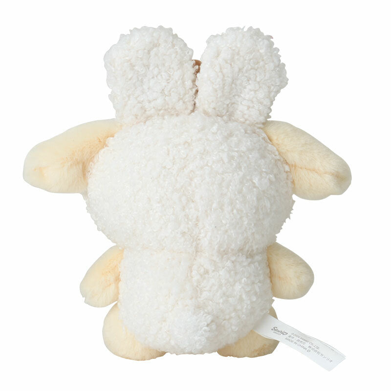 Sanrio mocha plush and cinnamon roll plush displayed together