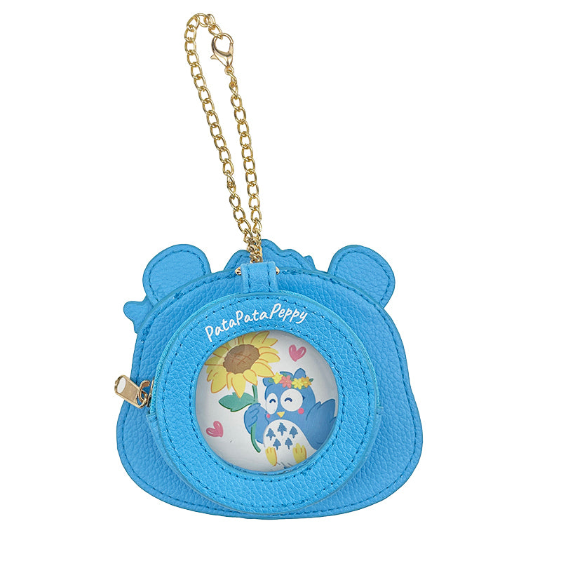 Mini mirror with clear window pouch and Hello Kitty design