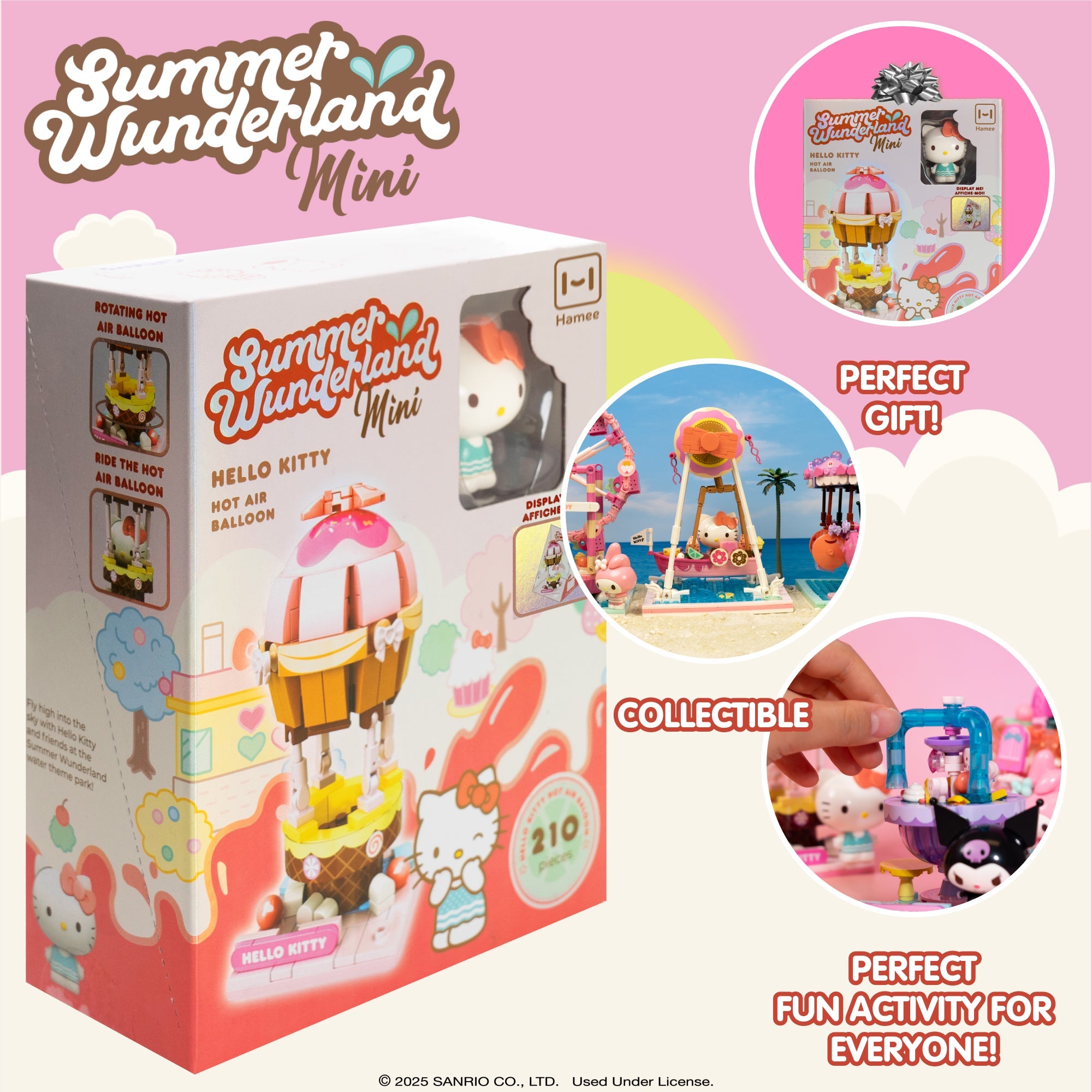 Sanrio mini building blocks with Hello Kitty and friends