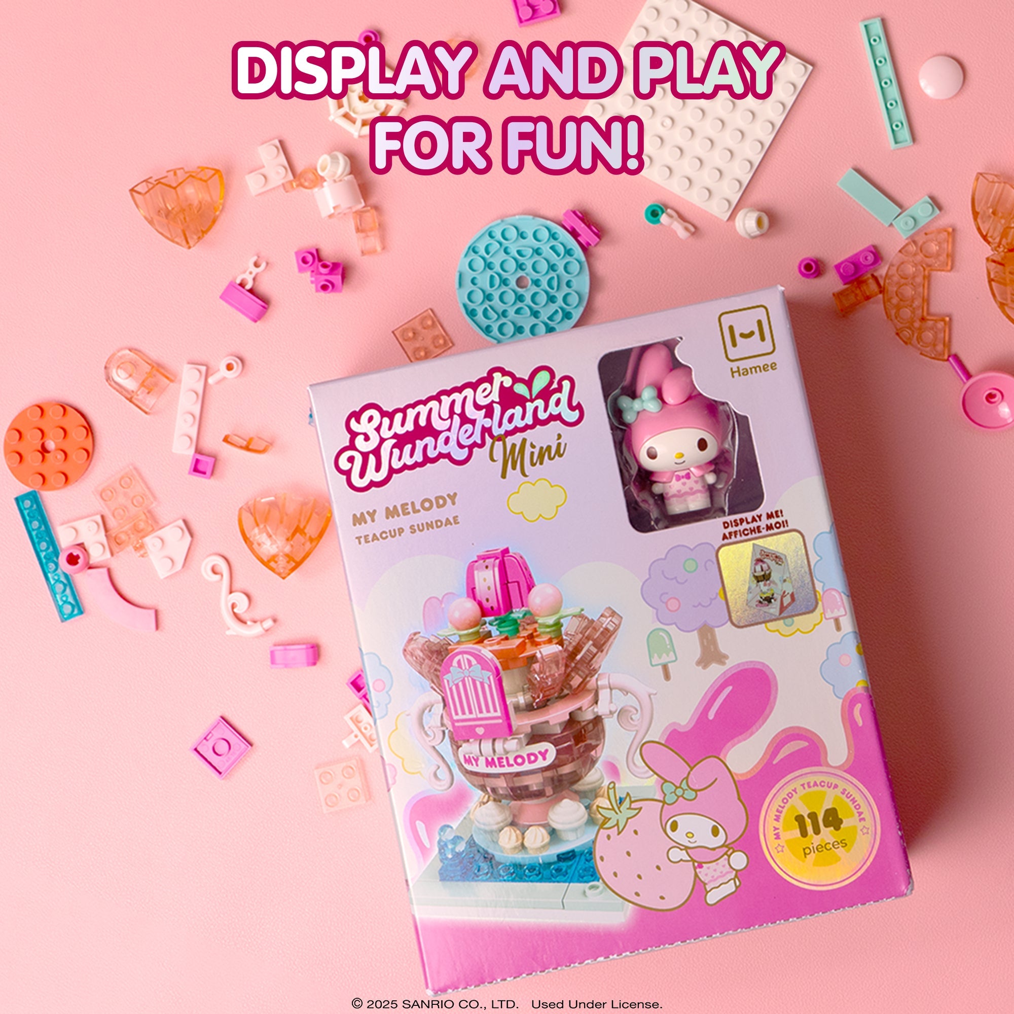 Sanrio mini building blocks with Hello Kitty and friends