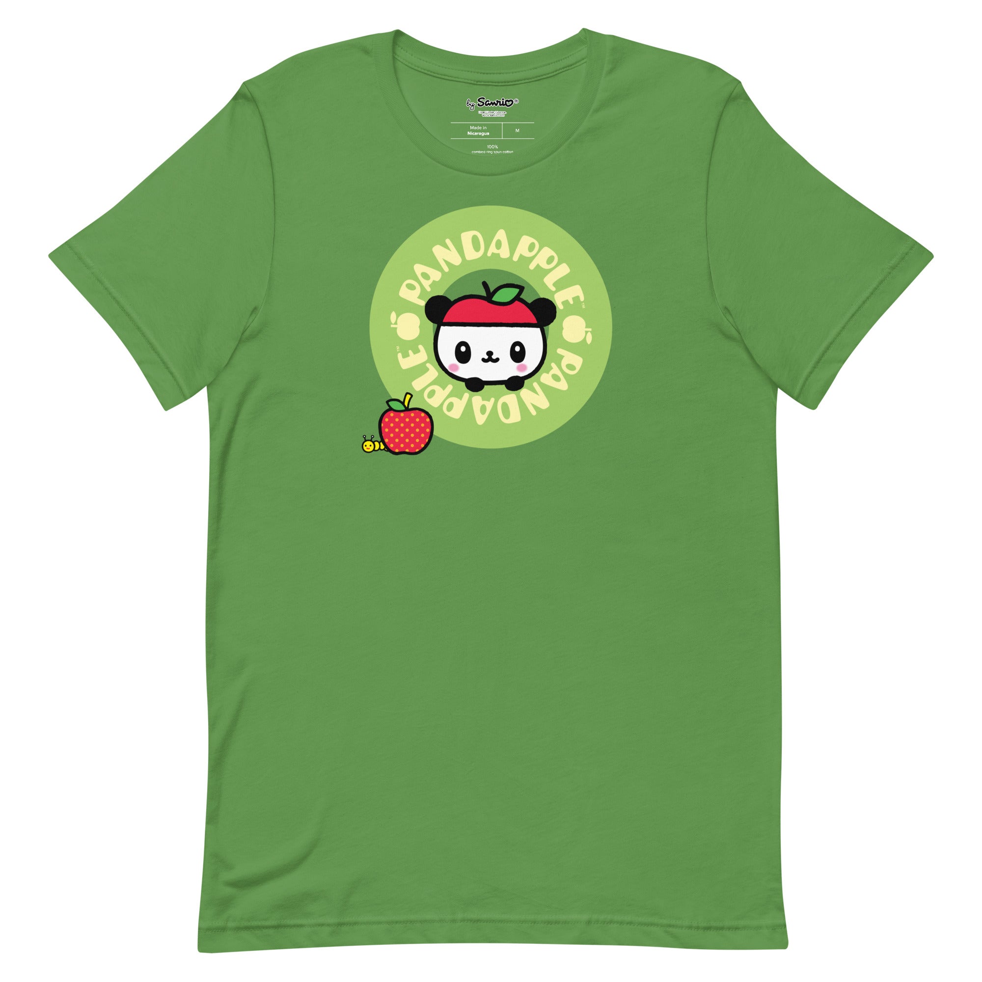 Close-up of fabric texture highlighting quality stitching of Sanrio t-shirt