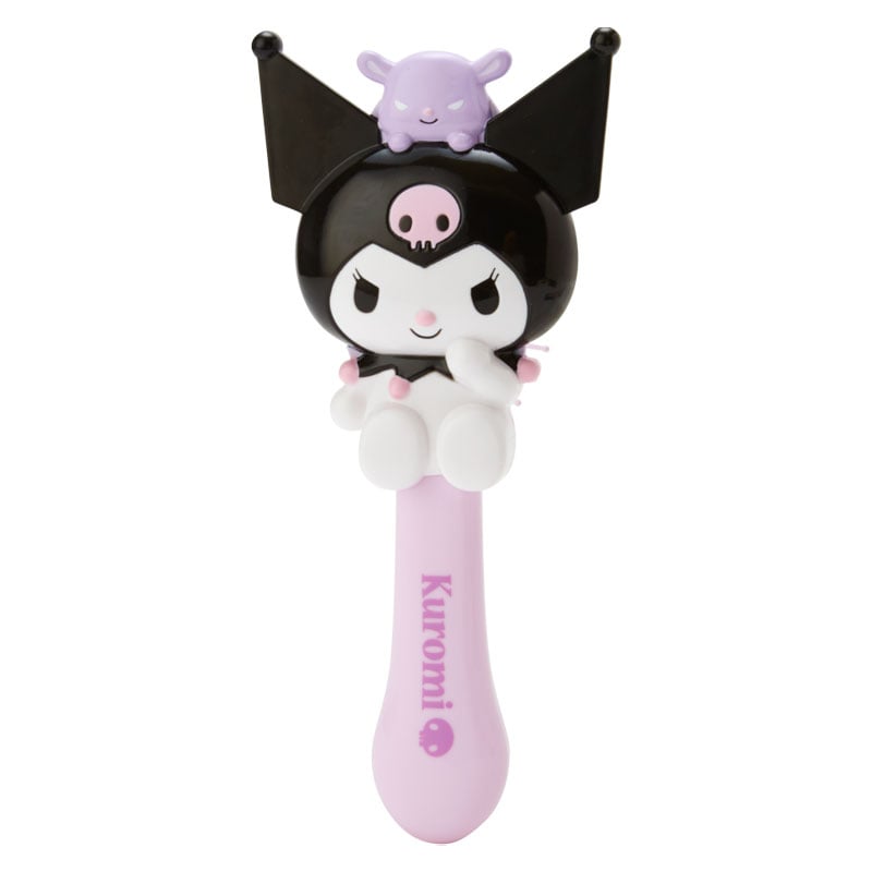 Kuromi portable hair brush in a cute cup container