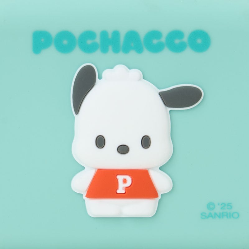 Mini silicone pouch showing Sanrio character design, ideal for travel essentials