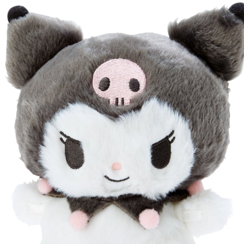 Mocha Sanrio Standing Plush Display on a coffee table.