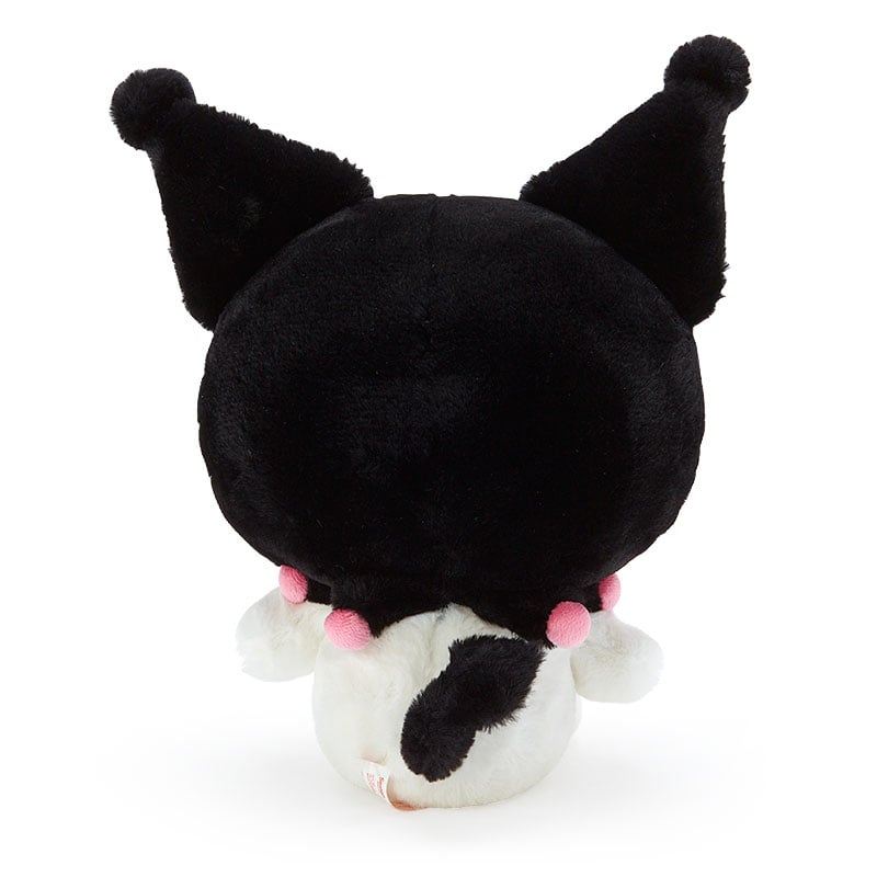 Side view of the 14-inch Kuromi plush, ideal for display on shelves.