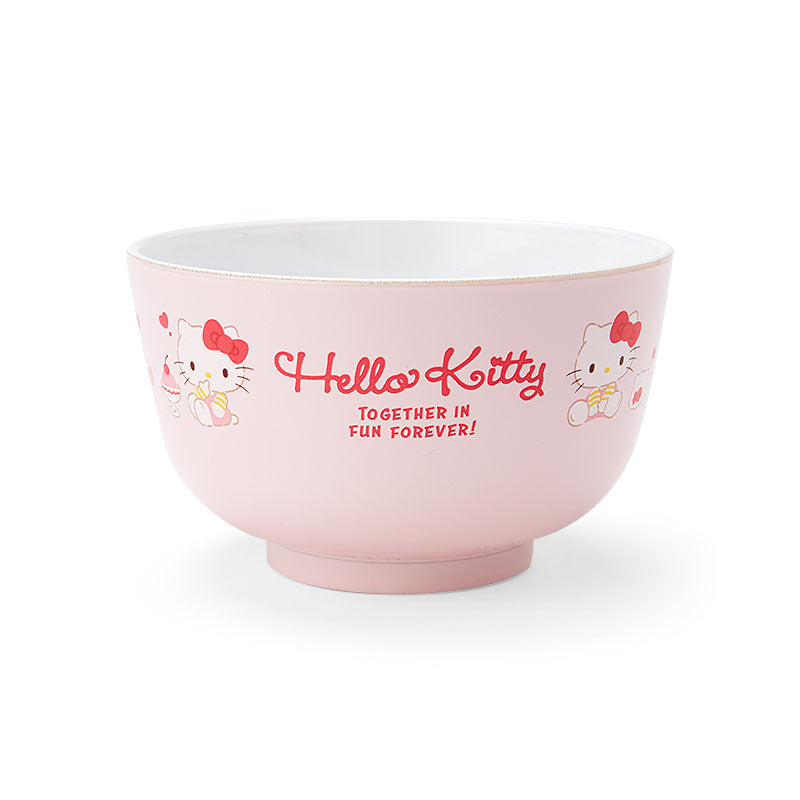 Hello Kitty bowl featuring cheerful designs, ideal for soup and salad.