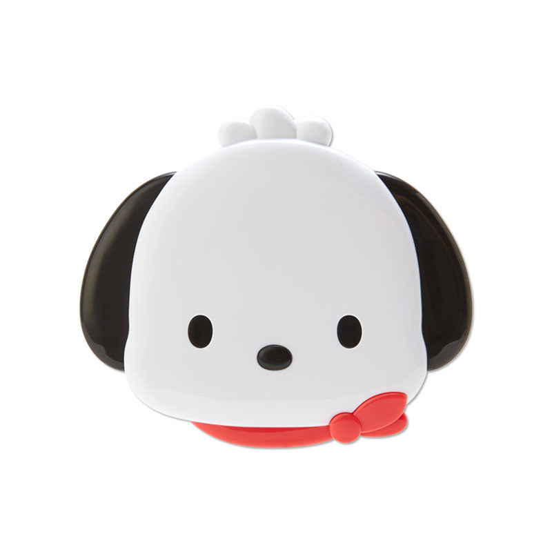 Sanrio Pochacco character art on a compact mirror