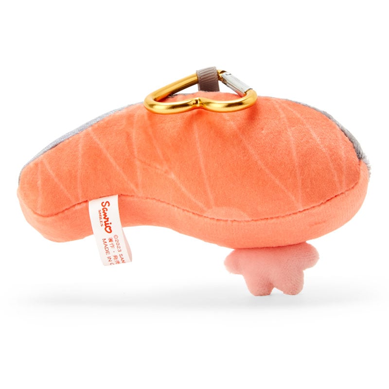 Close-up of the heart-shaped clasp on the Kirimichan keychain