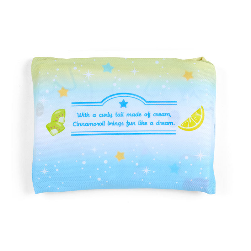 Sanrio lap blanket folded neatly into its attached carrying case
