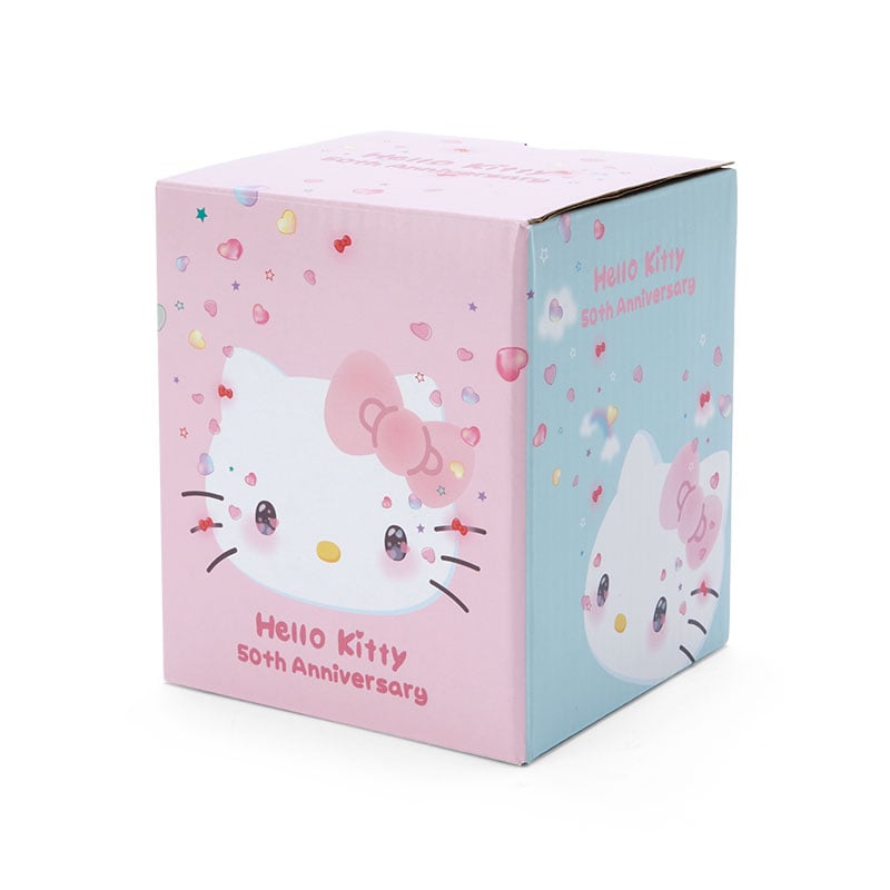 Hello Kitty mini snow globe front view, showcasing the character inside