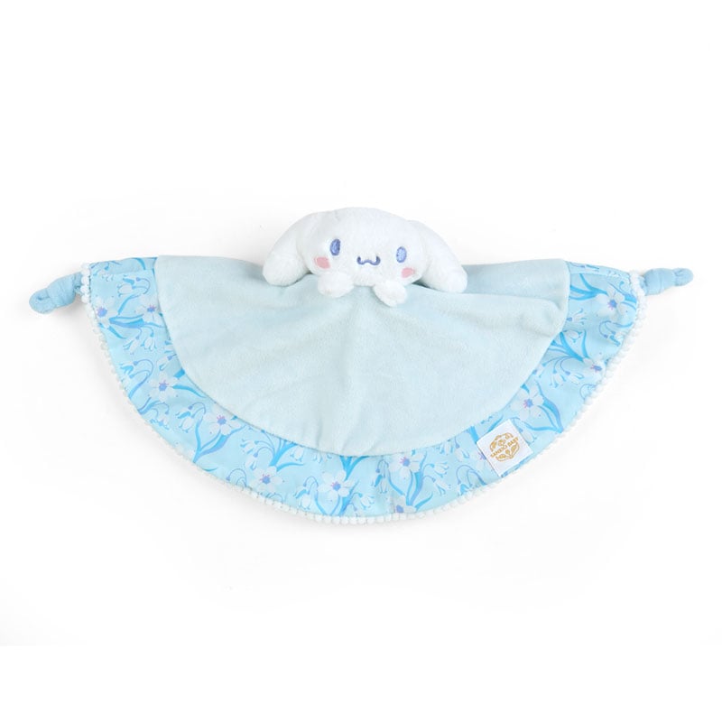 Soft Cinnamoroll plush toy with embroidered details, ideal for baby girl gifts