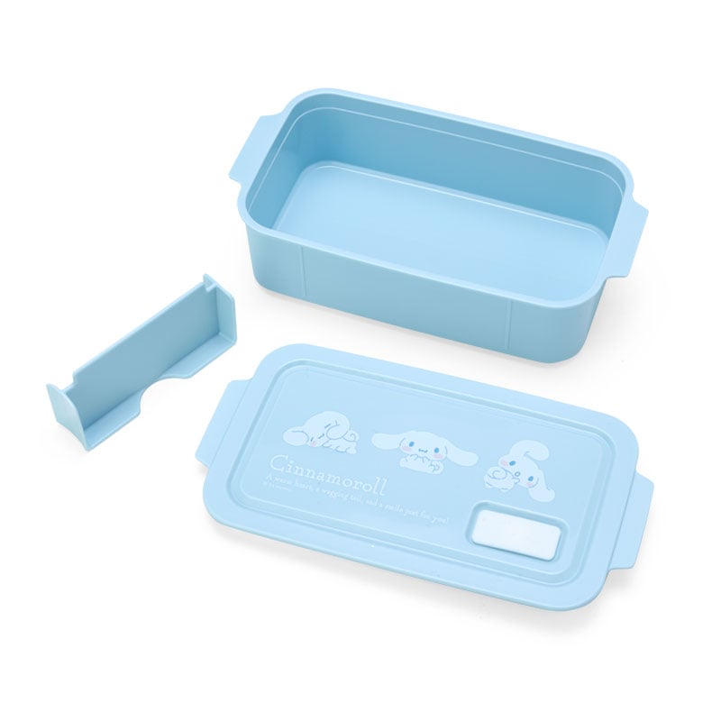 Cinnamoroll lunch box stacked for convenient storage.