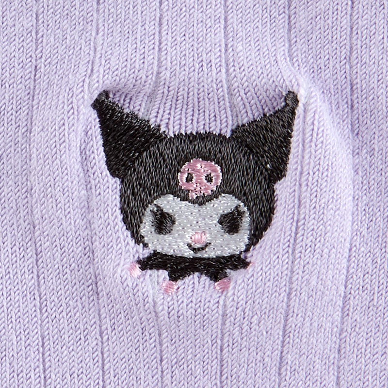 Kuromi socks paired with casual sneakers for streetwear style