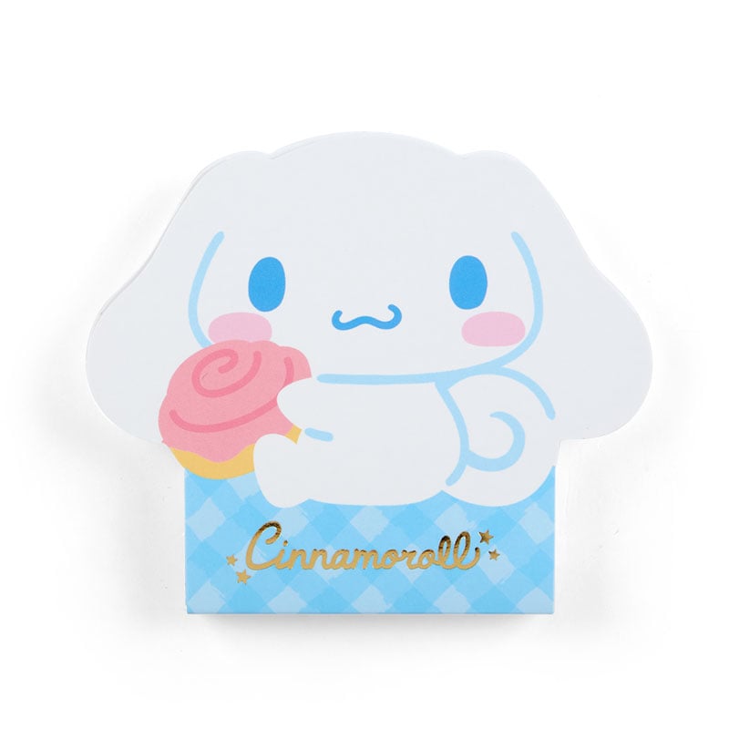Cinnamoroll memo pad stacked showing all three designs