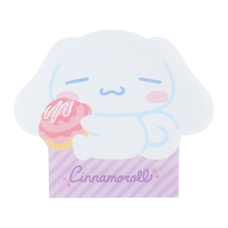 Cinnamoroll memo pad stacked showing all three designs