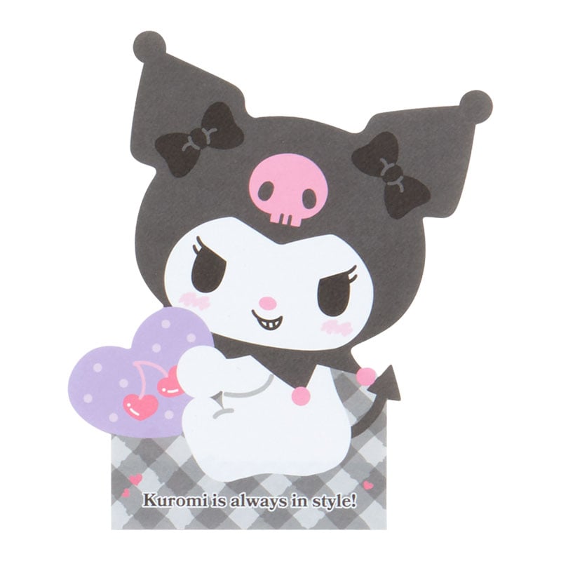 Hand holding the stationery Sanrio set, ideal for gifting